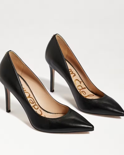 Elegant Leather Heeled Pumps